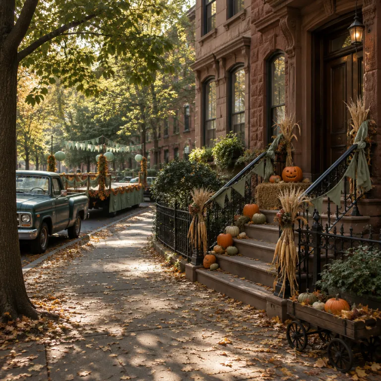 Brooklyn Does Halloween on the Stoop: Brownstones, Parades and the Clinton Hill House